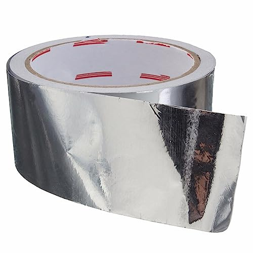MAALYA Aluminium Foil Adhesive Sealing Tape Thermal Resist Duct Repairs High Temperature Resistant Foil Adhesive Tape Repair Tools