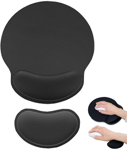 DKDDSSS Tapis de Souris Ergonomique, Mouse Pad, Tapis de Souris Repose-Poignet, Tapis de Souris Antidérapant, pour Ordinateur et Ordinateur Portable, pour PC, Soulagement du Poignet