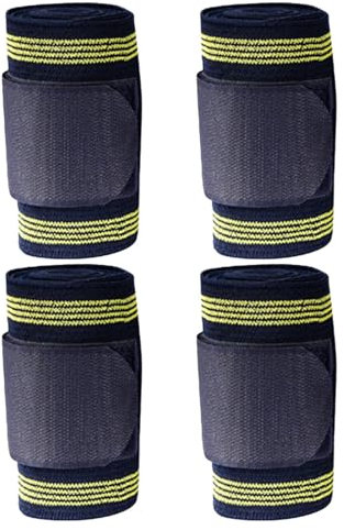 Samuliy Pferdebeinbandage,Pferdebeinbandage - Weiche Pferdewickel 4 Stück | Pferdebandagen, Stallbandagen für, Reitbeinbandagen, Reitstiefelschutz