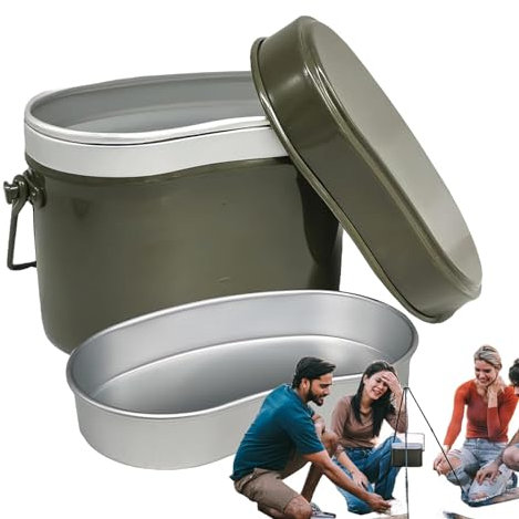 Fukamou Contenitori per snack, Contenitori per alimenti,Contenitore per pranzo al sacco da 1,2 litri - Contenitori per pranzo divisi a prova di perdite, contenitori per panini per lavoro