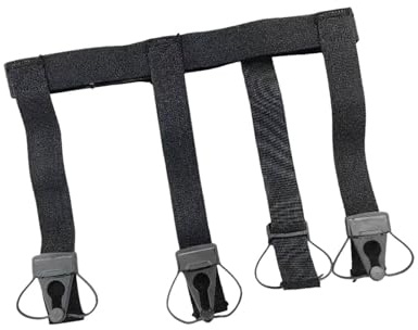 FLCPJGV Support de Jarretelles de Hockey, Sangle de Jock, Pantalon de Protection, Legging, Clips de Chaussettes, équipement de Hockey sur Glace pour Sparring, XL