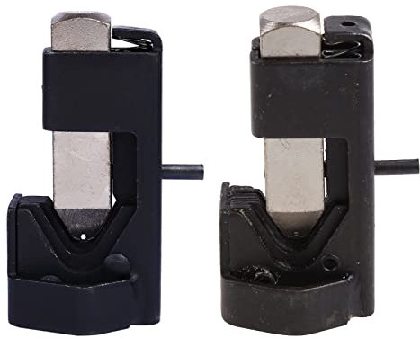 LSDLOUYAQNG Kabeleinzieher Kabelhammer-Crimper, Drahtschweiß-Crimpwerkzeug, Nietzange for Drahtgrößen von 16 Gauge bis 4/0 Gauge, Kabelhammer(Black)