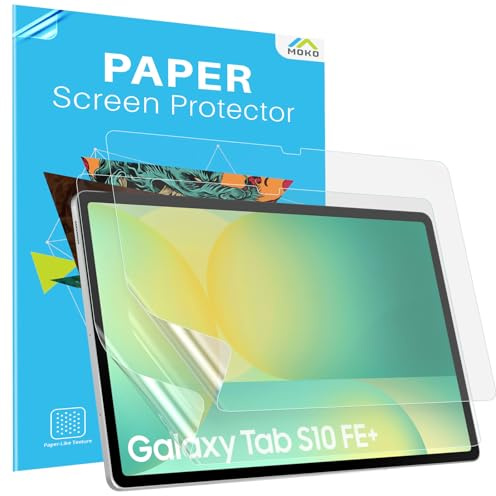 MoKo 2PZ Protettive Compatibili con Galaxy Tab S10 Fe+ 13,1'' 2025, Pellicola con Sensazione Carta per Scrittura, Antiriflesso, Pellicola in Pet Premium per Galaxy Tab S10 Fe+ 13,1 2025, Opaca