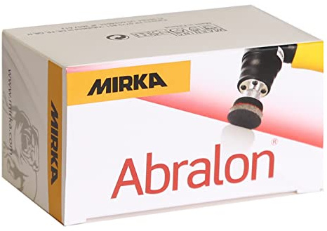 Mirka Abralon sliprondell Ø 34 mm/med kardborreband/korn 360/10/pack/för slipning och polering av lack, trä, plast