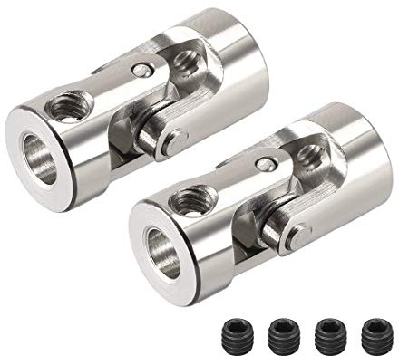 sourcing map 2Stk.drehbare Universal Lenkwellenkupplungskupplung L24XD11 5mm bis 6mm