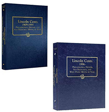 Whitman US Lincoln Cent Coin Album Set 1909 to Date