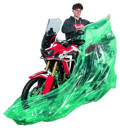 Motorradabdeckung Wasserdicht Anti Eis Garage Faltbar Korrosionsschutz Größe S-L Länge:280cm Höhe:200cm