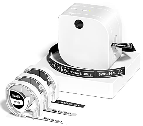 Phomemo P12-Pro Étiqueteuse Bluetooth Avec 3 Rubans, Imprimante Thermique Rechargeable USB Pour Maison et Bureau, Compatible Android et iOS