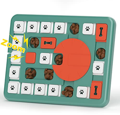 FOXMM Dog Puzzle Toys,Interactive Treat Puzzle Dog Toy for IQ Training