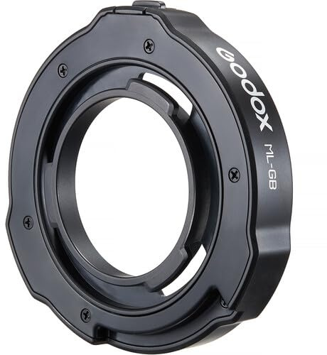 Godox ML-GB Mini Bowens Adapter Verwandelt Godox-Mount in Bowens Mount | Ideal für Softboxen und Vielseitige Lichtformer, Passend für Godox ML100Bi, ML150Bi , ML80Bi, ML100R, AD300Pro AD400Pro
