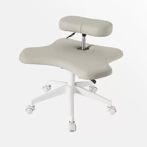 LULUMAIC Ergonomischer Kniestuhl, höhenverstellbarer Bürohocker mit Rollen, Stühle mit gekreuzten Beinen und Memory-Schaum-Kissen, Haltungsstuhl zur Linderung von Rückenschmerzen, Meditationsstuhl für