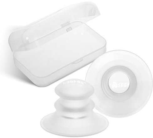haakaa Silicone Nipple Corrector for Flat, Short or Inverted Nipples, Inverted Nipple Corrector for Breastfeeding with 22mm Inner Diameter and Portable Storage Case