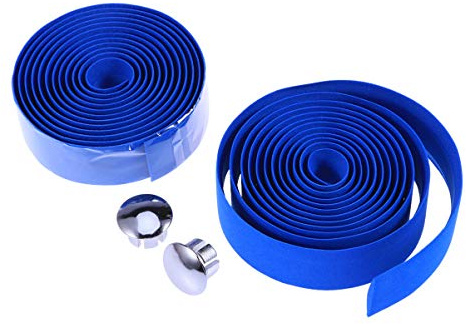 BESPORTBLE 1 Paio strisce del manubrio portabiciclette per auto manico del nastro Fermacavi autoadesivi nastro manubrio cavo filo cintura antiscivolo nastro per manubrio della bicicletta Blue