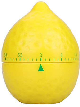 Timer da cucina meccanico Materiale ABS di alta qualità Contatori a forma di limone per cucina casalinga Strumento di cronometraggio Dimensioni compatte 6,2x6,2x8 cm