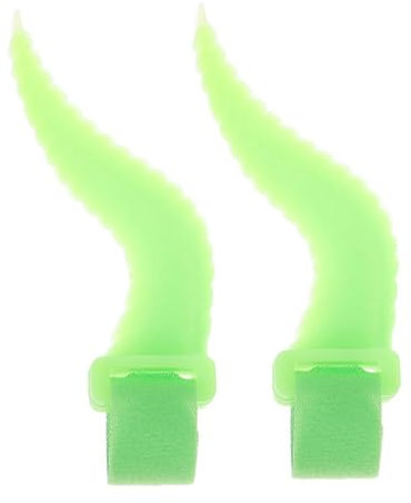 SHINEOFI Headphone Horns Ornaments Safe Silicone Attachments for Halloween Cosplay Ears Headband