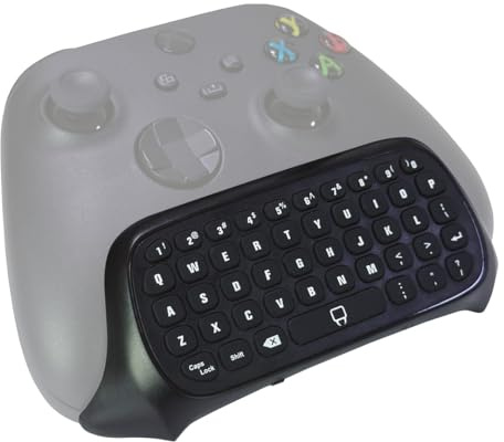 Venom Clavier pour Manette Xbox Chat Pad | QWERTY Sans Fil avec Port Casque | chat pad xbox, clavier qwerty sans fil, manette xbox, port casque, series x, series s, saisie rapide