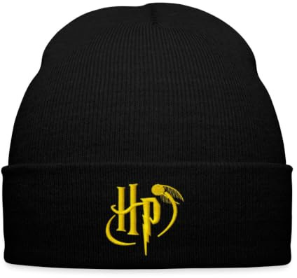 Spreadshirt Harry Potter kleines Logo Stick Wintermütze