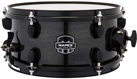 Mapex MPX Maple/Poplar Snare Drum - 6 x 13-inch - Black with Black Hardware