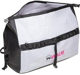 90 Liter spritzwassergeschützter Seesack, für Wassersport, Schneesport, Abenteuer. WALRI, GRAU, Seesack