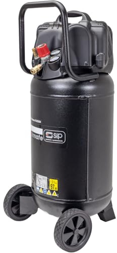 SIP Airmate V245/50 Vertical Air Compressor Oil-Free Direct Drive, 230V 50L 2hp 116psi 8CFM