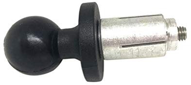 fivekim Base en Aluminium en Caoutchouc Moto Vélo Montage Fourche Tige Base avec Rotule pour RAM Mont pourBoule Adaptateur Moto téléphone Mobile Navigation Support