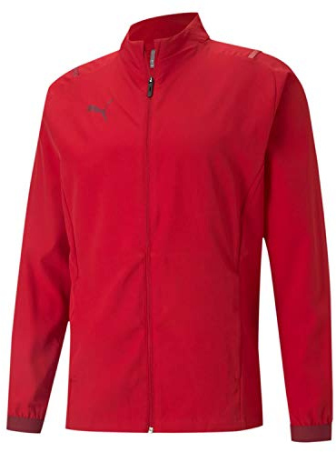 PUMA Teamcup Sideline Jacket Chaqueta De Entrenamiento, Hombre, Chili Pepper-Cordovan, S