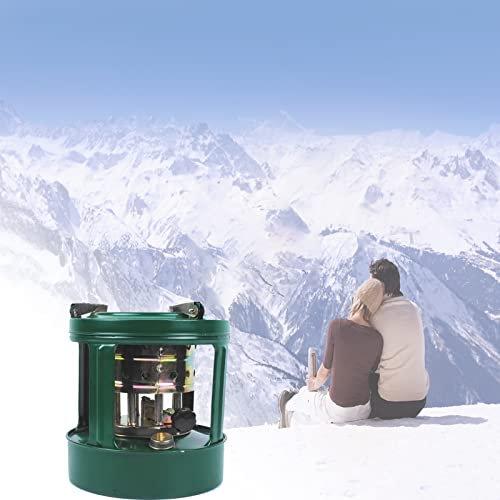 Réchaud à Pétrole Universel 8 Mèches, chauffages Portable Handy extérieure Réchaud de kérosène, Mini chauffage Camping pour Camping, Terrasse Chantier, Randonnée(vert) ( Couleur : Green , Type : A )
