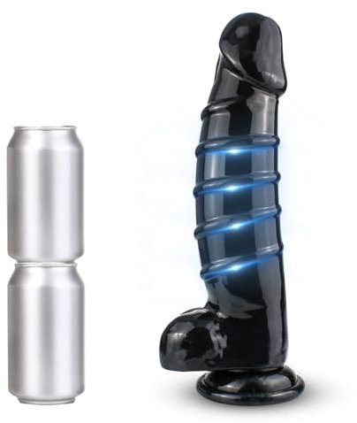 BDSMJOY Analplug Buttplug Anal Dildo,Riesen Dildo xxl Dildo Groß mit Dildo Saugnapf,Realistischer Dildo Vagina Anal Spreizer,Sex Spielzeug ab 18 für Paare Extrem,Anal Plug Dildos Analspielzeuge (XXL)