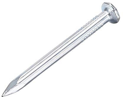 XYWHPGV Chiodi hardware Chiodi in acciaio al carbonio Punta a parete Chiodo in cemento 40 mm (1,6 3) 3 mm Diametro asta 50 pezzi(50f36 170dc 28e0d 05995 59008 e0105