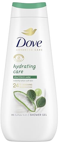 Dove Advanced Care Gel Doccia Cura Idratante Aloe e Acqua di Betulla, 400 ml