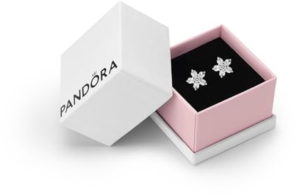Pandora Timeless Star Stud Earrings, Sterling Silver, Gift Box | Cubic Zirconia Earrings, Gift for Her