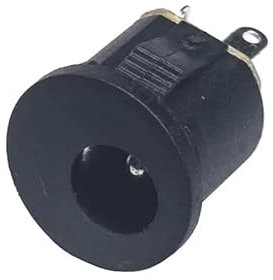 DC022K 5.5 * 2.1MM 3Pin Connector Jack Socket Female Wire Adapter Terminals Blocks Charging Socket Interface 5.5x2.1mm AUOQKQUT(10 Piece)