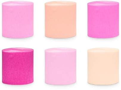 Cinta Papel Crepe Rosa