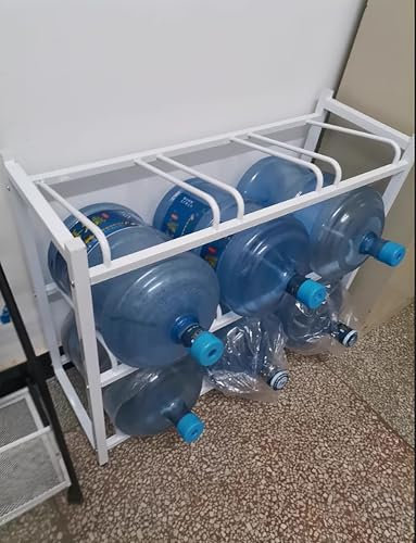 Estante for jarra de agua de 2 a 20 ranuras de 5 galones, soporte for agua, estante for agua, soporte for botellas de agua, estante for almacenamiento de botellas de agua con protectores de piso for c