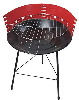 Barbecue a carbonella, Barbecue Portatile a carbonella, Barbecue, griglia Regolabile, fornello da Campeggio, per Interni ed Esterni, Picnic, Barbecue.