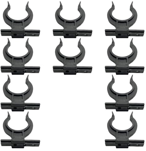 GMBYLBY Lot de 10 fixations multi-usages pour plinthes de cuisine à clip robuste pour pieds d'armoire de 32 à 42 mm sans vis