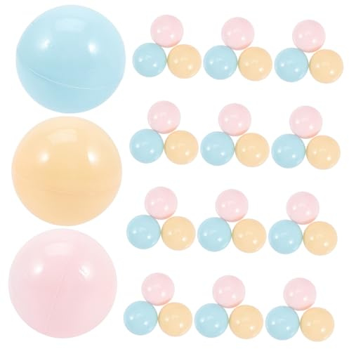 HOOTNEE 50 Piezas Bolas para Piscina de Infantiles Coloridas y Resistentes para Desarrollo Motriz y Coordinación Mano Regalo Práctico para Fiestas Recreativas Color