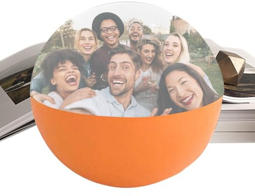 Memory Orb, Crystal Ball Digital Photo Album-DIY Video Player, 3D Ultrasound Crystal Ball With Electronic Display, Customizable Gift For Anni-versary, Birthday, Wedding