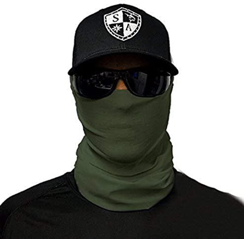 SA Fishing Face Shield Multifunktionstuch - verschiedene Designs - Halstuch, Schlauchtuch, Bandana, Sturmhaube, Halswärmer und Schlauchschal für Motorrad, Fahrrad, Ski, Wandern, Angeln und Outdoor