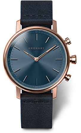 KRONABY Uhr Smart Damen | Saphirglas, Wasserdicht 10 ATM, Musiksteuerung, Schrittzähler, Anrufbenachrichtigung und -ablehnung S0669/1, Carat