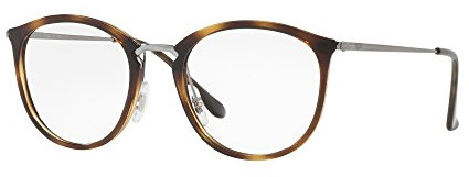 Ray-Ban Unisex-Erwachsene 0RX 7140 2012 49 Brillengestelle, Braun (Havana)