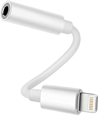 【Apple MFi Certificato】 Adattatore Cuffie iPhone Lightning a 3,5 mm,Adattatore Jack per Cuffie AUX Audio Auricolari Compatibile con iPhone 13 Pro/13/12/11/XS Max/XS/XR/X/8/8 Plus/7/7 Plus