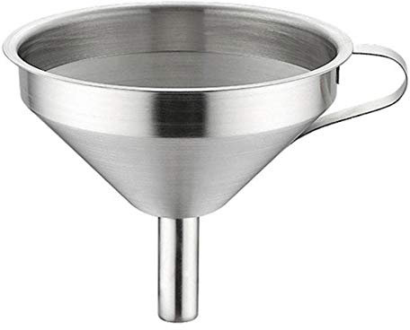 TREGOO Trichter Edelstahl-Trichter, General Trichter Küche hochwertiger Edelstahl. (Color : A)