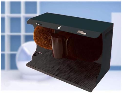 McbeAn Electric Shoe Polishers, Shoe Shine Kit, Automatic Induction/Double Combination Brush/Overheating Power-off Protection/Smooth Operation, for Family Office Commercial Hotel Bank