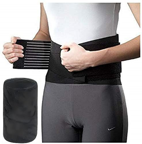 Hitchuey Tutore elastico per la schiena alleviare la scoliosi e la sciatica, supporto lombare unisex regolabile, cintura traspirante per il mal di schiena e la prevenzione degli infortuni (M)