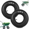 2 Piezas 13 x 5.00-6 Cámaras de Aire Ruedas Pequeñas, Cámara de Neumático para Rueda de Carretilla, Rueda de Carretilla de Mano, Tubos de Repuesto para Carro