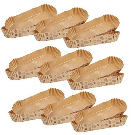 Alipis Caissettes à Gâteaux Jetables Forme Bateau Légère et Pratique Lot de 100 en Papier Film Intérieur Desserts et Fêtes