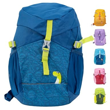 Fabrizio® Children's Backpack 12L - Lightweight & Robust Backpack for Children from 6 Years - Padded Straps & Chest Strap - Lots of Storage Space & Reflective Elements - Perfect for Hiking Trips