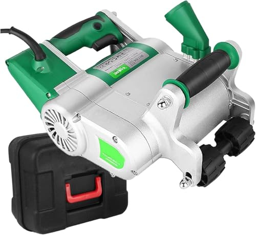 JXYQ Máquina cortadora de Ranuras de Pared, Sierra eléctrica de hormigón de 1100 W, rozadora de Pared Manual, ranuradora de Cemento para Ladrillos, ranuradora de Ladrillos Rojos
