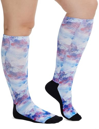 ZFSOCK Chaussettes Diabétiques Femme Homme: Chaussettes Hautes en Coton Sans Elastique Sans Couture Non Comprimantes avec Protectrices Pour Pieds Gonflés Enceinte et âgé